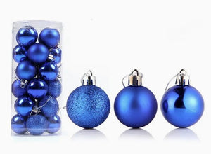 Baubles 3cm pack of 24