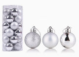 Baubles 3cm pack of 24