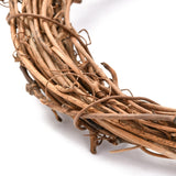 Circle shape rattan vine branch wreath hoop