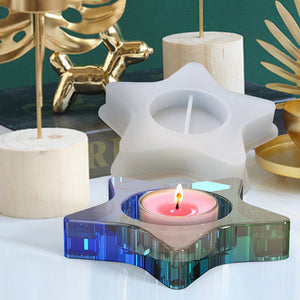 Star candle holder mold