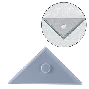 45/90 degree triangular ruler mold