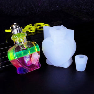 Wishing bottle quicksand mold