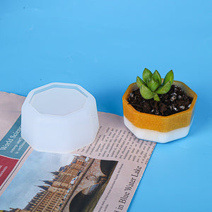 Octagon flower pot mold