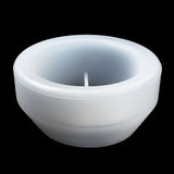 Round silicone candle cup (2 parts)