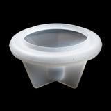 Round silicone candle cup (2 parts)