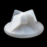 Round silicone candle cup (2 parts)