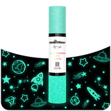 TeckWrap glitter glow in the dark HTV