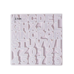 Alphabet and numbers mold