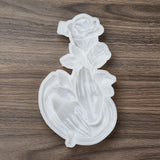 Hand with rose ornament silicone mold