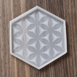 Hexagon patterned coaster mold