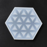 Hexagon patterned coaster mold