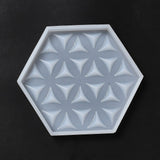 Hexagon patterned coaster mold