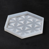 Hexagon patterned coaster mold