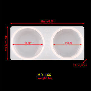 Flat round and polygon mold