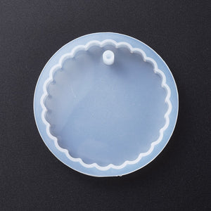 Round rippled side pendant mold